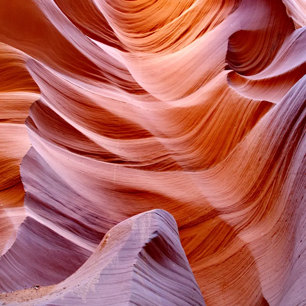 full frame shot rock formation antelope canyon